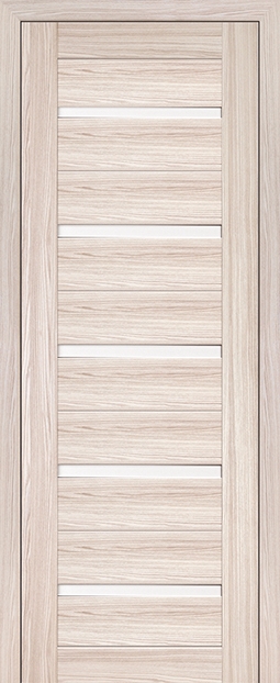 межкомнатные двери  Profil Doors 7X белый триплекс капуччино мелинга