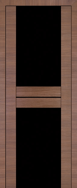 межкомнатные двери  Profil Doors 10X чёрный триплекс малага черри кроскут
