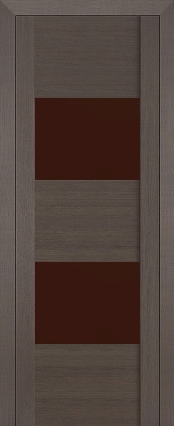 межкомнатные двери  Profil Doors 21X коричневое грей мелинга