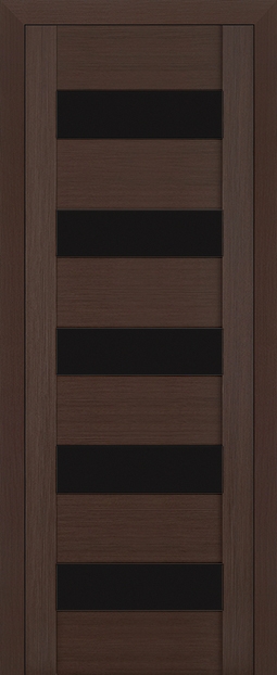 межкомнатные двери  Profil Doors 29X чёрный триплекс венге мелинга