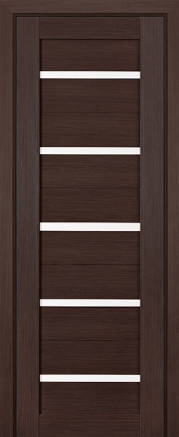 межкомнатные двери  Profil Doors 7X белый триплекс венге мелинга