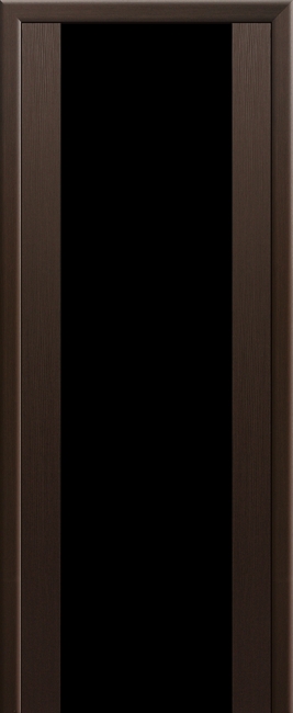 межкомнатные двери  Profil Doors 8X чёрный триплекс венге мелинга