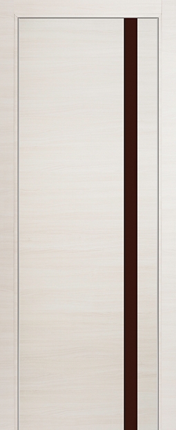 межкомнатные двери  Profil Doors 6Z  коричневое эш вайт кроскут