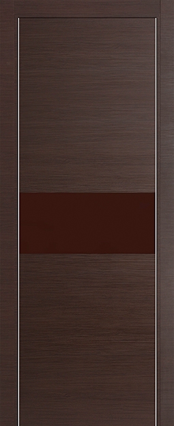 межкомнатные двери  Profil Doors 4Z  коричневое венге кроскут