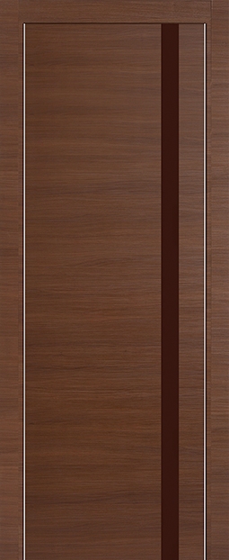 межкомнатные двери  Profil Doors 6Z  коричневое малага черри кроскут