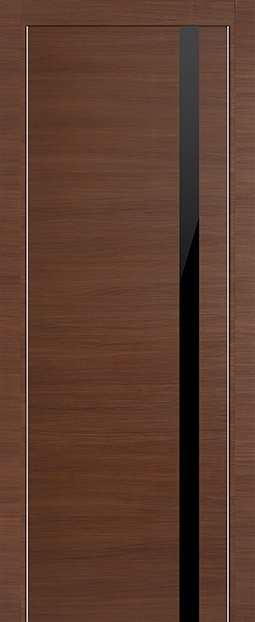 межкомнатные двери  Profil Doors 6Z  чёрное малага черри кроскут