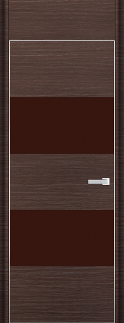 межкомнатные двери  Profil Doors 10D коричневое венге браш
