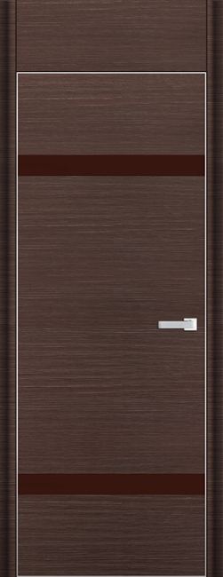межкомнатные двери  Profil Doors 3D коричневое венге браш