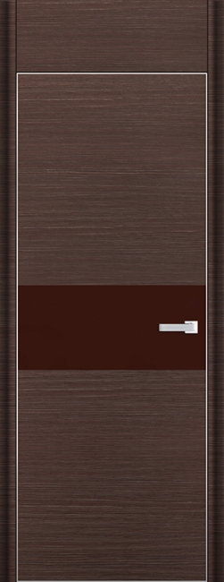 межкомнатные двери  Profil Doors 4D коричневое венге браш