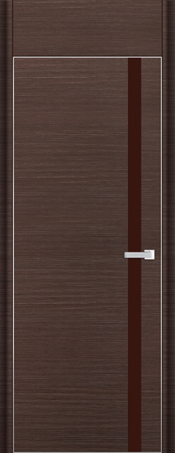 межкомнатные двери  Profil Doors 6D коричневое венге браш