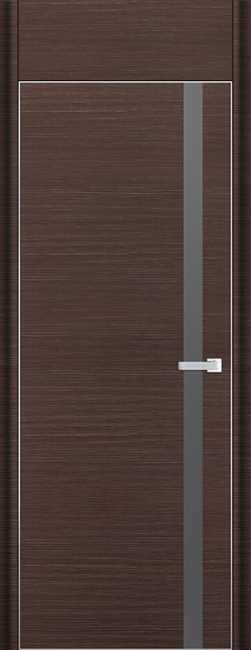 межкомнатные двери  Profil Doors 6D серебряное венге браш
