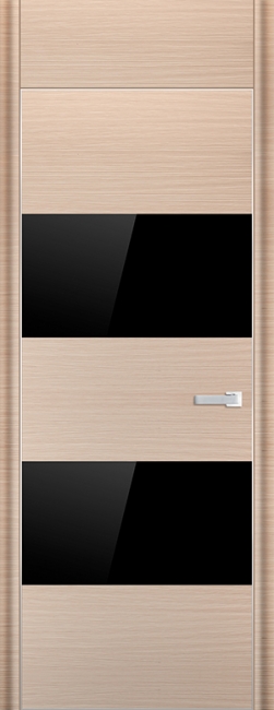 межкомнатные двери  Profil Doors 10D чёрное капуччино браш