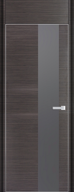 межкомнатные двери  Profil Doors 5D серебряное грей браш