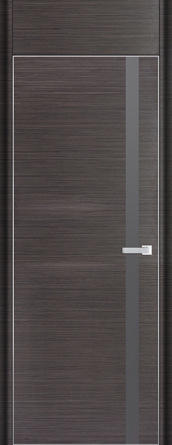 межкомнатные двери  Profil Doors 6D серебряное грей браш