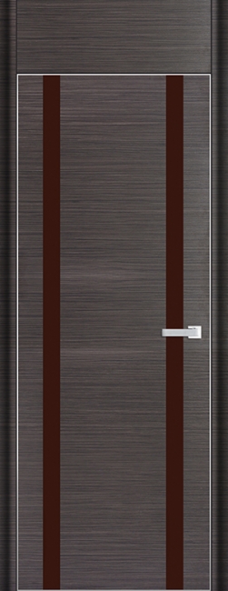 межкомнатные двери  Profil Doors 9D коричневое грей браш