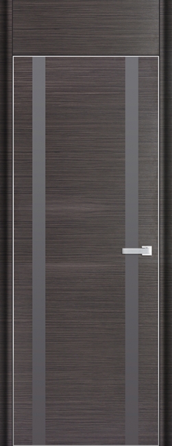 межкомнатные двери  Profil Doors 9D серебряное грей браш