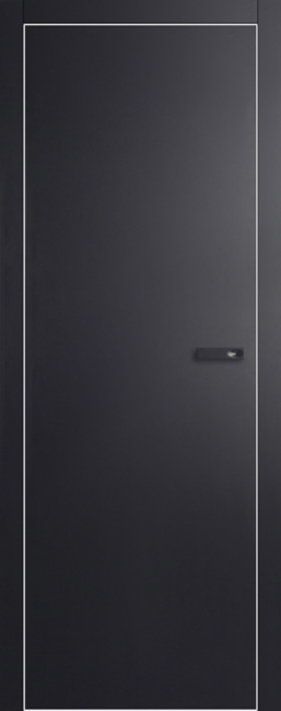 межкомнатные двери  Profil Doors 1VG чёрный матовый