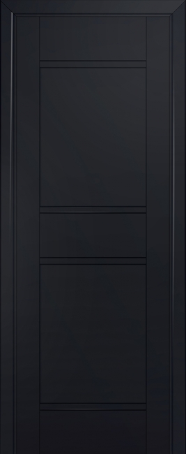межкомнатные двери  Profil Doors 50U чёрный seidenmatt