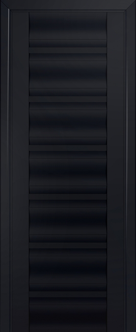 межкомнатные двери  Profil Doors 56U чёрный seidenmatt