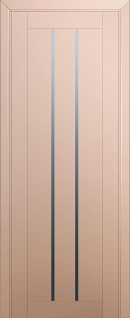 межкомнатные двери  Profil Doors 49U графит капучино сатинат