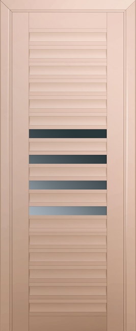 межкомнатные двери  Profil Doors 55U графит капучино сатинат