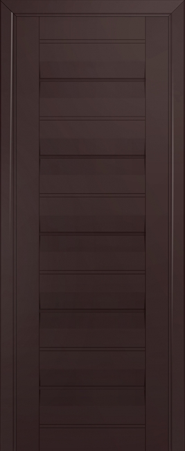 межкомнатные двери  Profil Doors 48U графит тёмно-коричневые