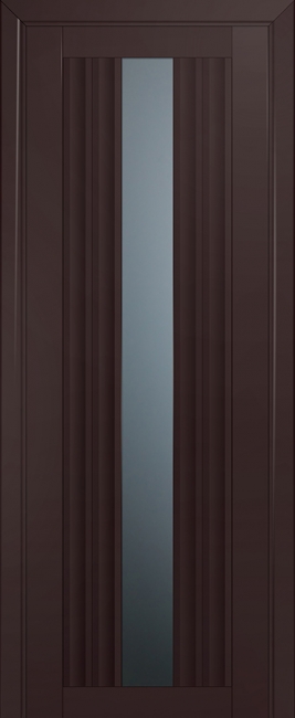 межкомнатные двери  Profil Doors 53U графит тёмно-коричневые