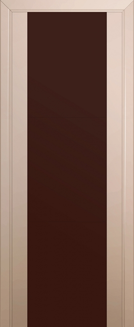 межкомнатные двери  Profil Doors 22U коричневое капучино сатинат