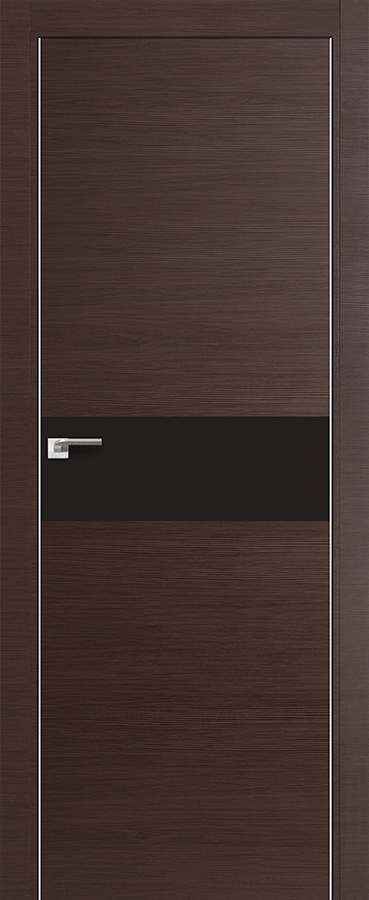 межкомнатные двери  Profil Doors 21Z тёмно-коричневый венге кроскут