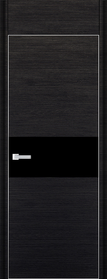 межкомнатные двери  Profil Doors 4D чёрное чёрный браш