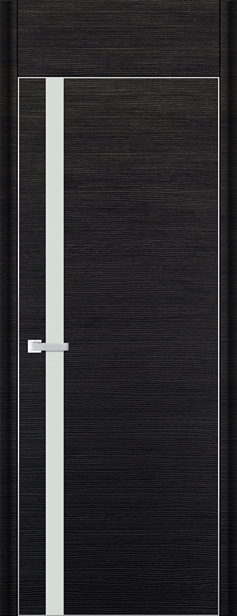 межкомнатные двери  Profil Doors 6D белое чёрный браш