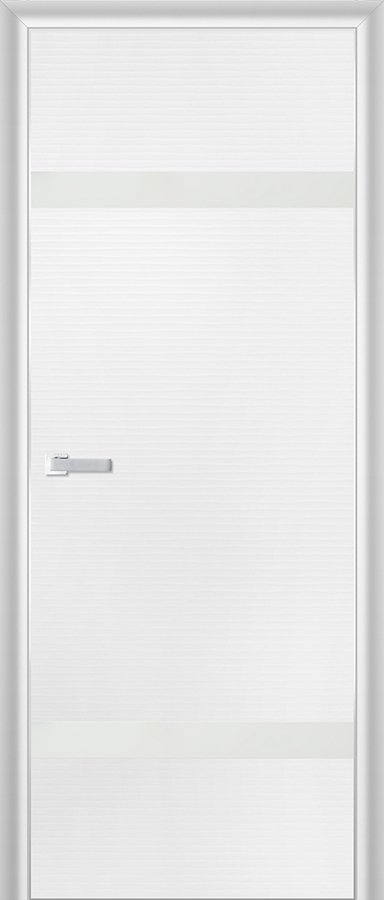 межкомнатные двери  Profil Doors 3D белое белая волна