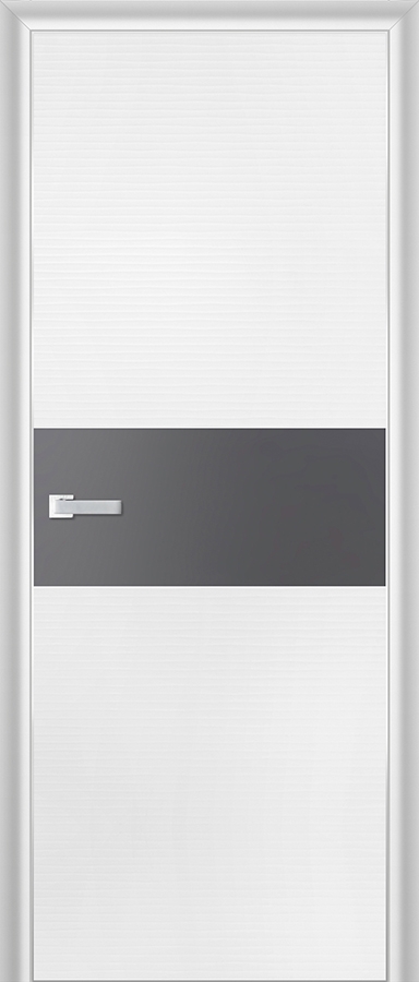 межкомнатные двери  Profil Doors 4D серебряное белая волна