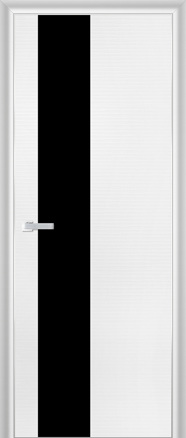 межкомнатные двери  Profil Doors 5D чёрное белая волна