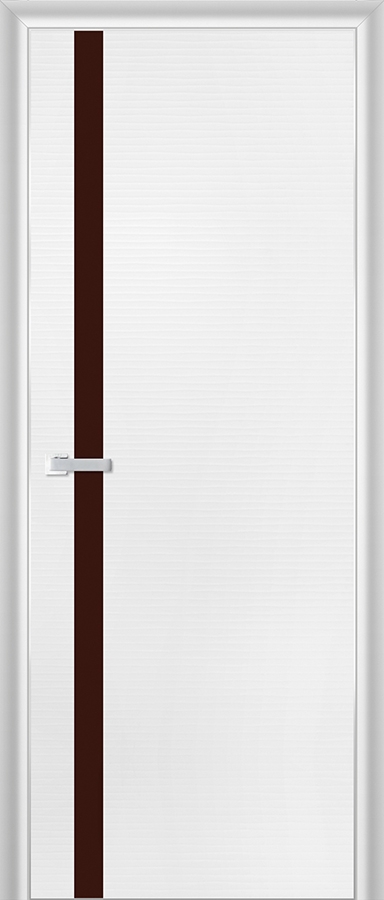 межкомнатные двери  Profil Doors 6D коричневое белая волна