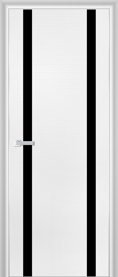 межкомнатные двери  Profil Doors 9D чёрное белая волна