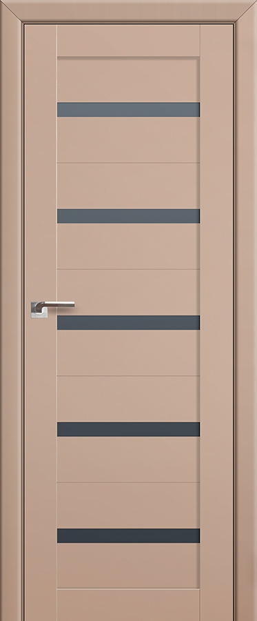 межкомнатные двери  Profil Doors 7u графит капучино сатинат