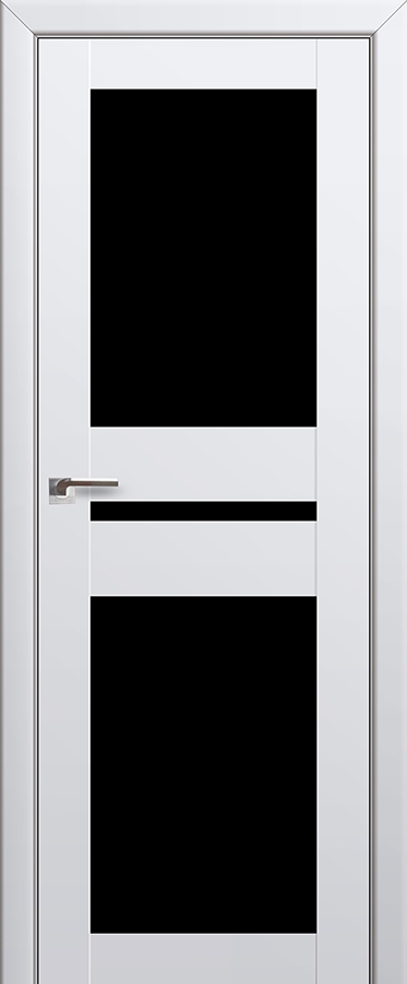 межкомнатные двери  Profil Doors 70u чёрный триплекс аляска