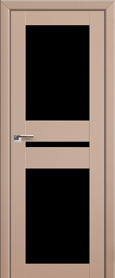 межкомнатные двери  Profil Doors 70u чёрный триплекс капучино сатинат