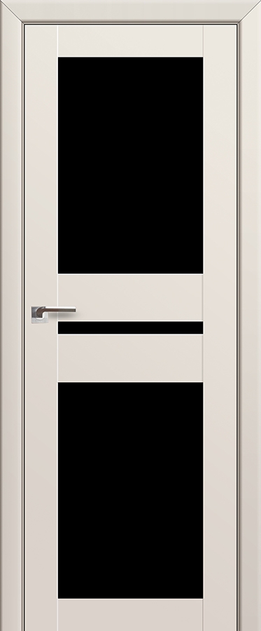 межкомнатные двери  Profil Doors 70u чёрный триплекс магнолия