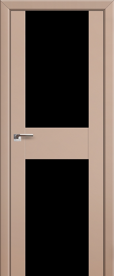 межкомнатные двери  Profil Doors 11U чёрный триплекс капучино сатинат