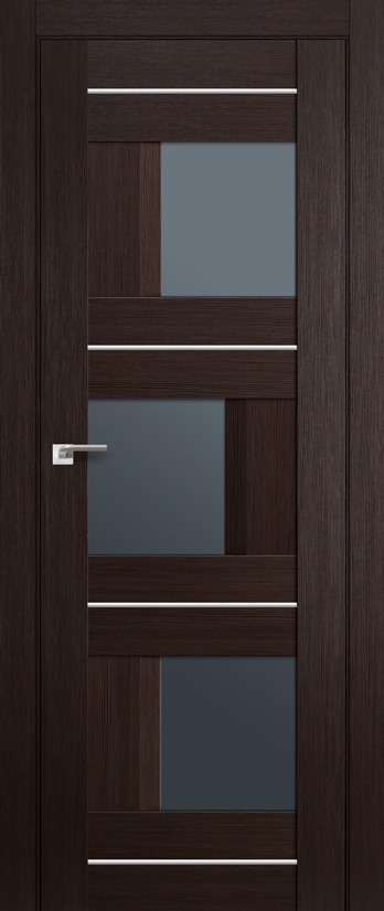 межкомнатные двери  Profil Doors 13X серебро графит венге мелинга