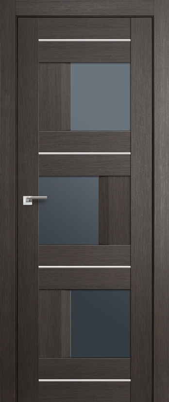 межкомнатные двери  Profil Doors 13X серебро графит грей мелинга