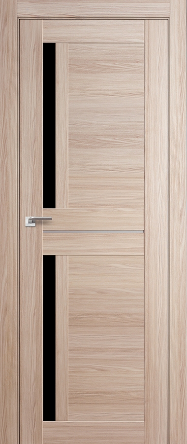 межкомнатные двери  Profil Doors 19X чёрный триплекс капуччино мелинга