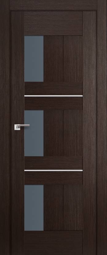 межкомнатные двери  Profil Doors 35X серебро графит венге мелинга