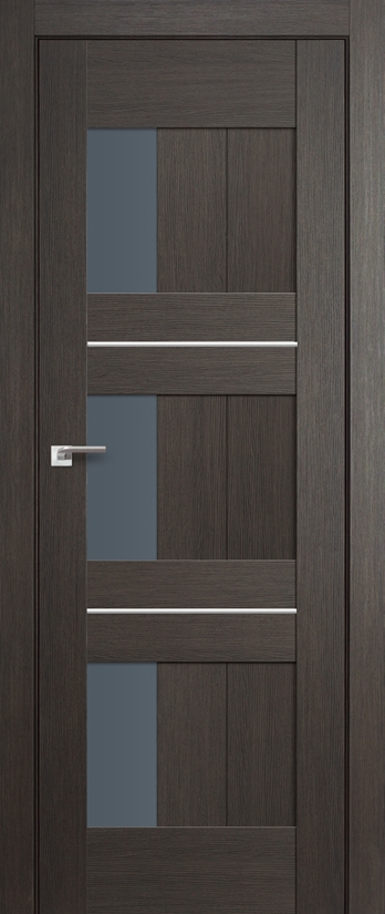 межкомнатные двери  Profil Doors 35X серебро графит грей мелинга