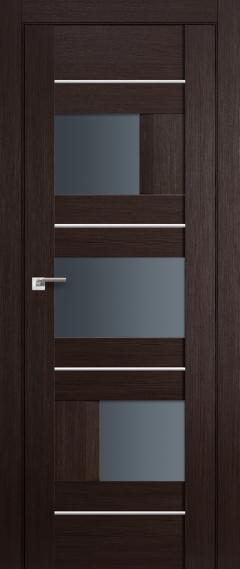 межкомнатные двери  Profil Doors 39X серебро графит венге мелинга