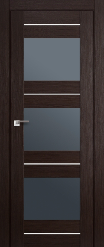 межкомнатные двери  Profil Doors 41X серебро графит венге мелинга