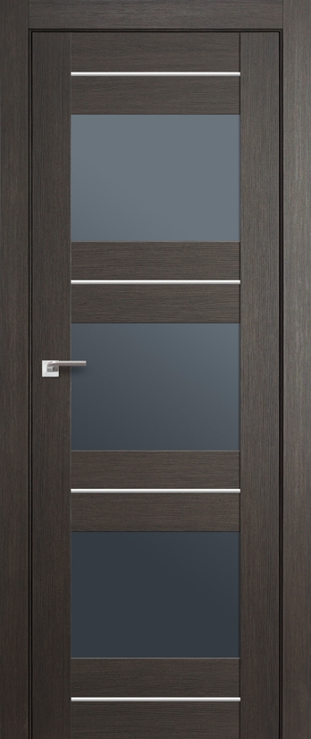 межкомнатные двери  Profil Doors 41X серебро графит грей мелинга