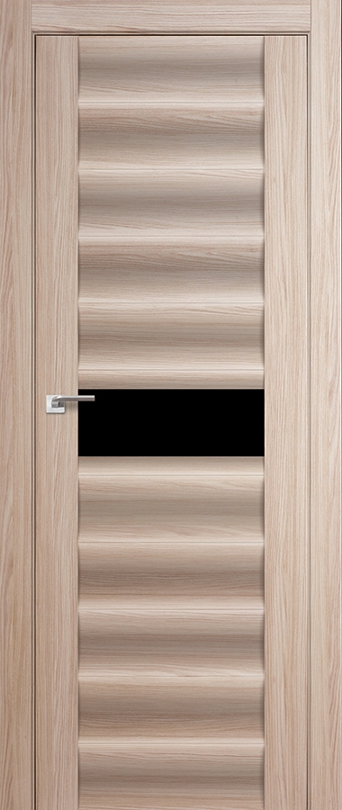 межкомнатные двери  Profil Doors 59X чёрный триплекс капуччино мелинга